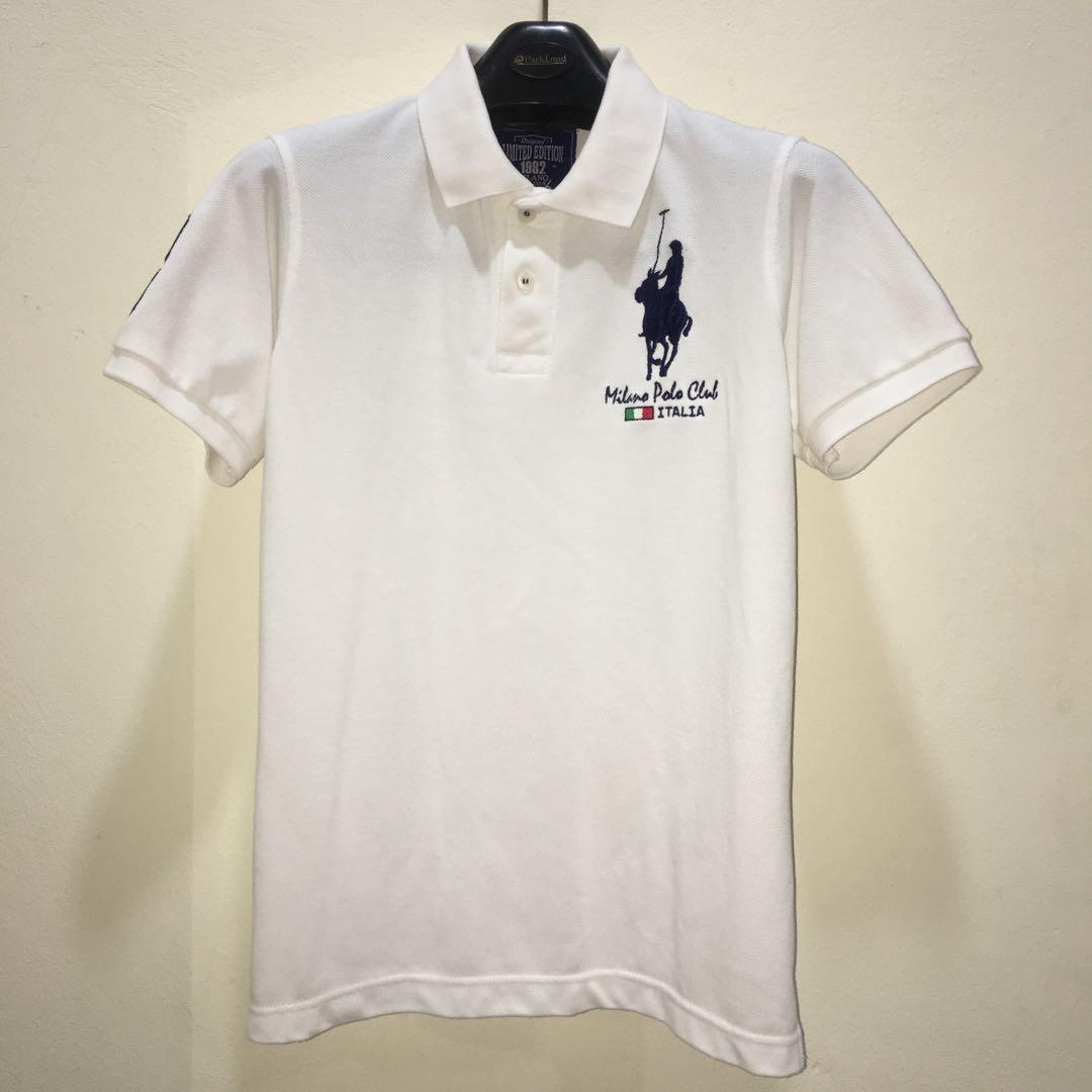 uitbarsting privacy Vergelding Milano Polo Club (White), Men's Fashion, Tops & Sets, Tshirts & Polo Shirts  on Carousell