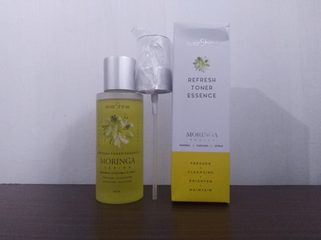 evershine moringa refresh toner essence