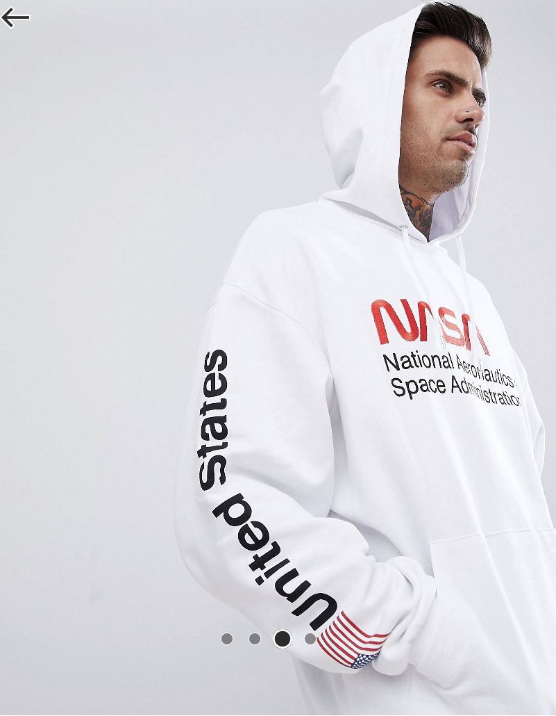 nasa oversized hoodie