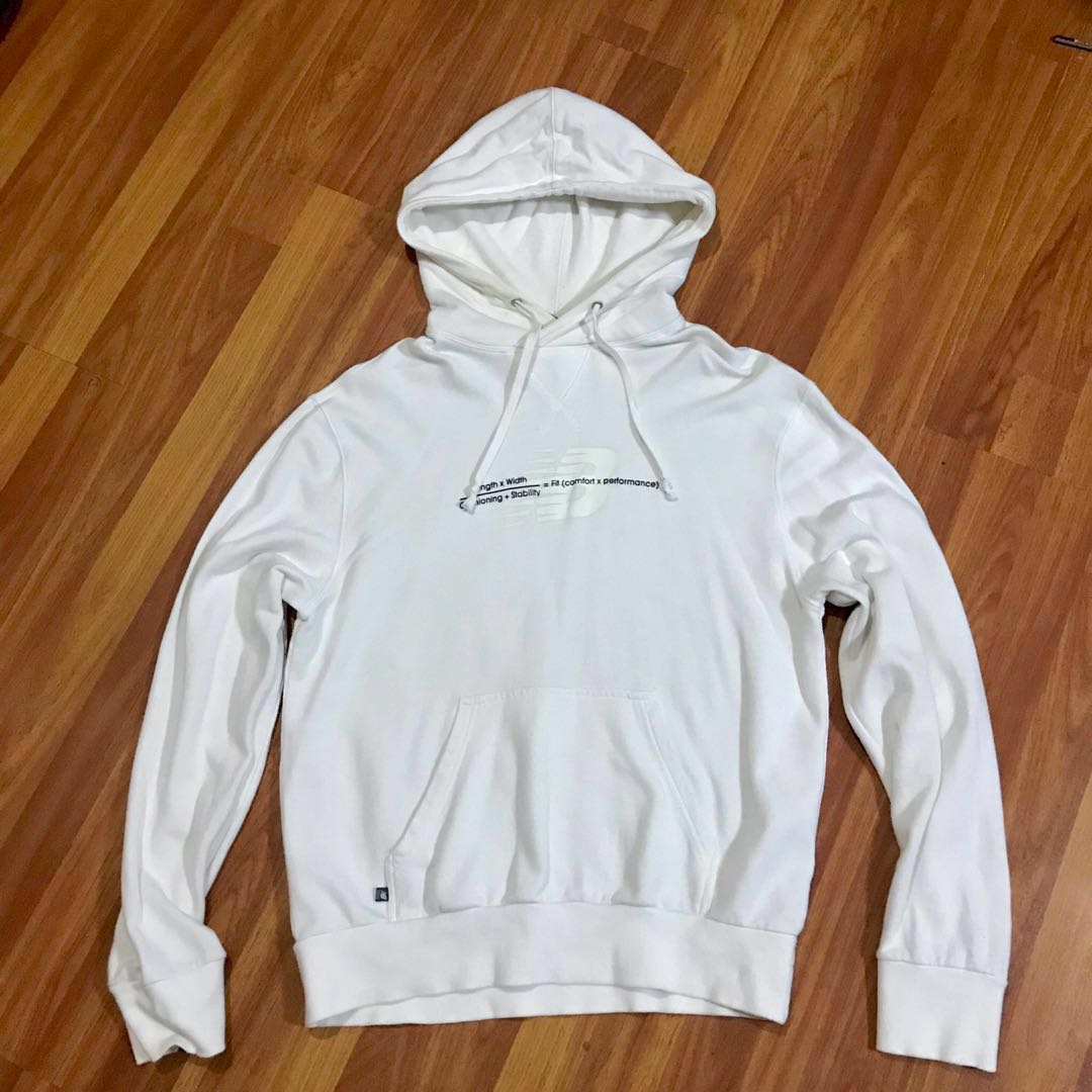 new balance white hoodie