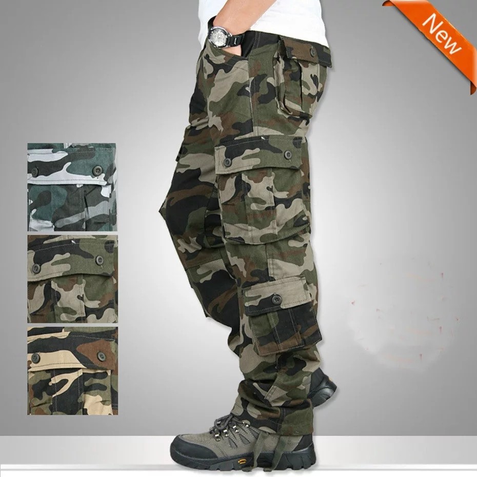 camouflage casual pants