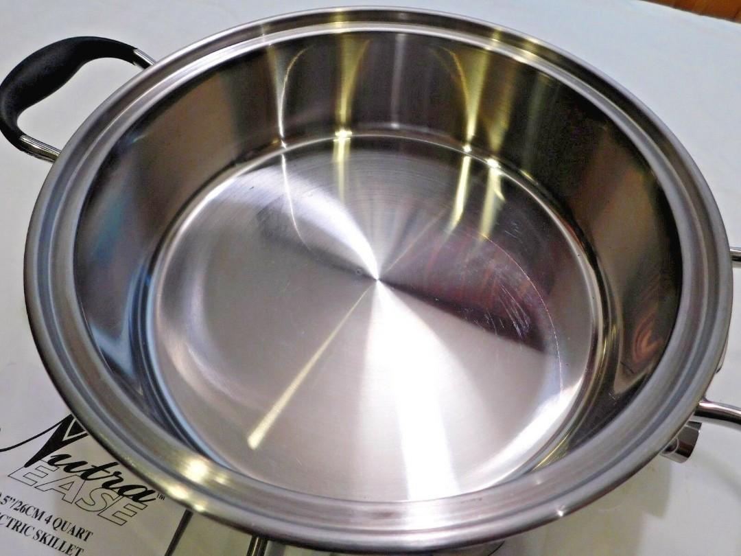 Nutra Ease 316 Titanium Electric Skillet & Rice Cooker, TV & Home