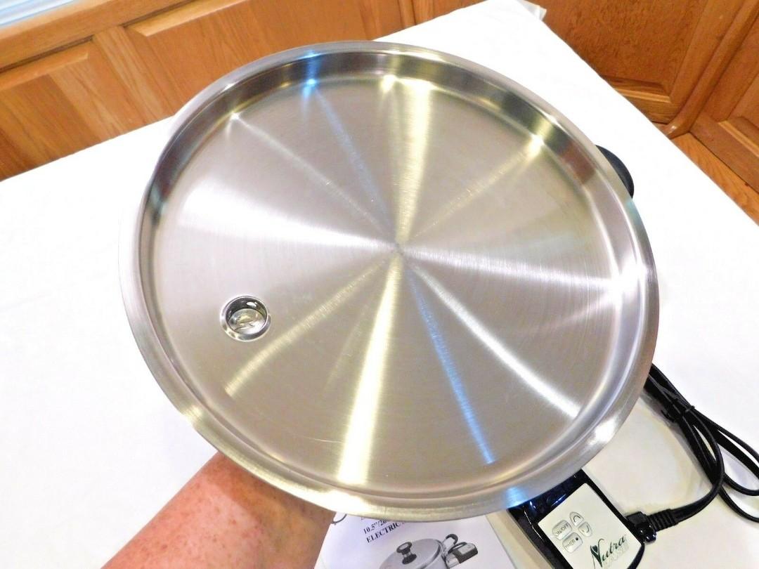 Nutra Ease 316 Titanium Electric Skillet & Rice Cooker, TV & Home