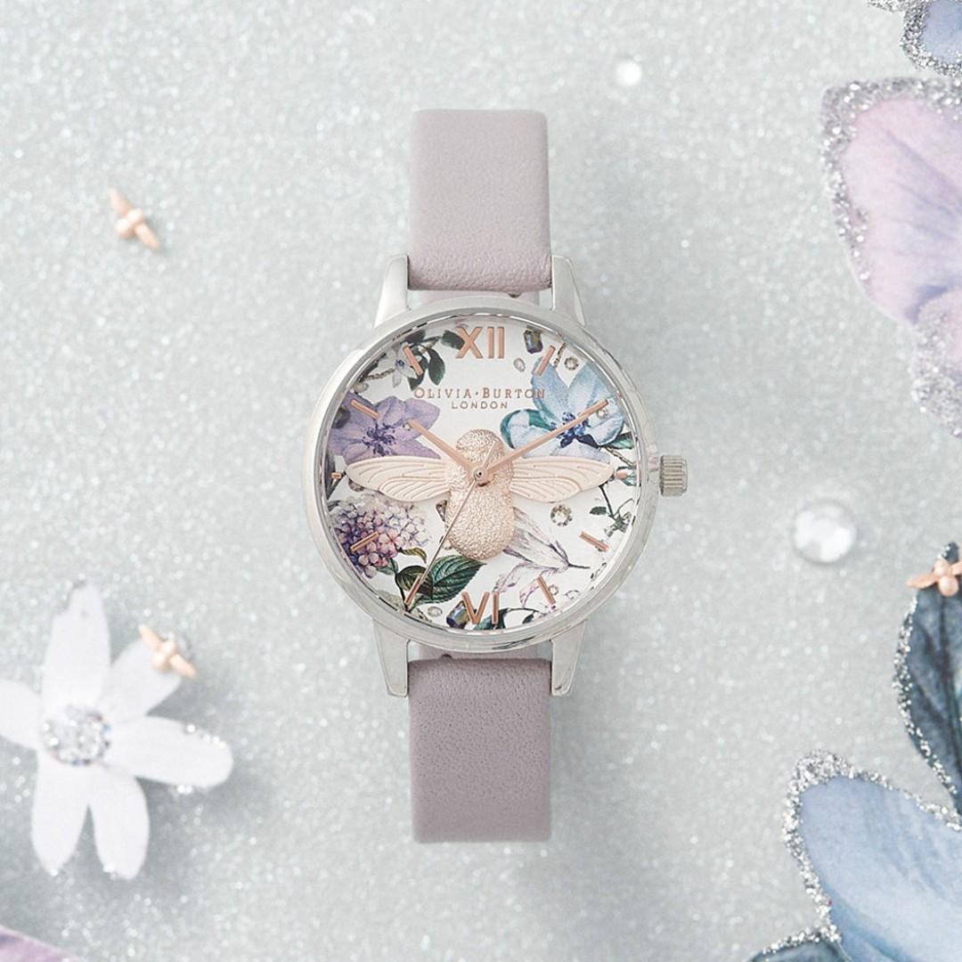 Olivia Burton Ob London Bejewelled Florals Midi 3d Bee Parma
