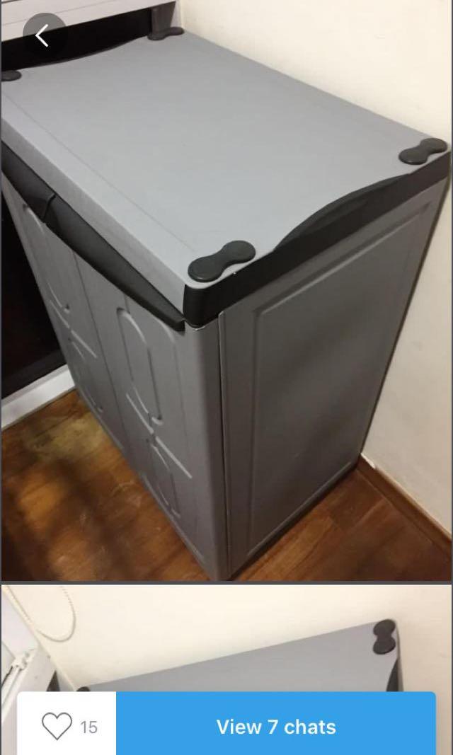 Plastic Cabinet Furniture Others On Carousell