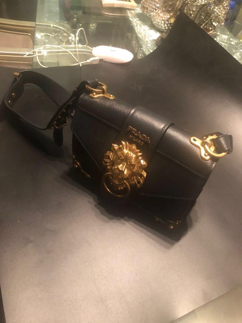 Prada Cahier Lion Bag - Limited Edition, Luxury, Bags & Wallets on Carousell
