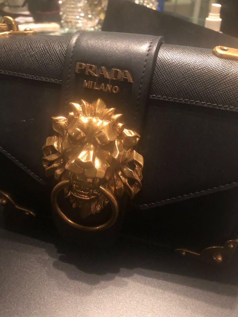 Prada Cahier Lion Bag - Limited Edition, Luxury, Bags & Wallets on Carousell