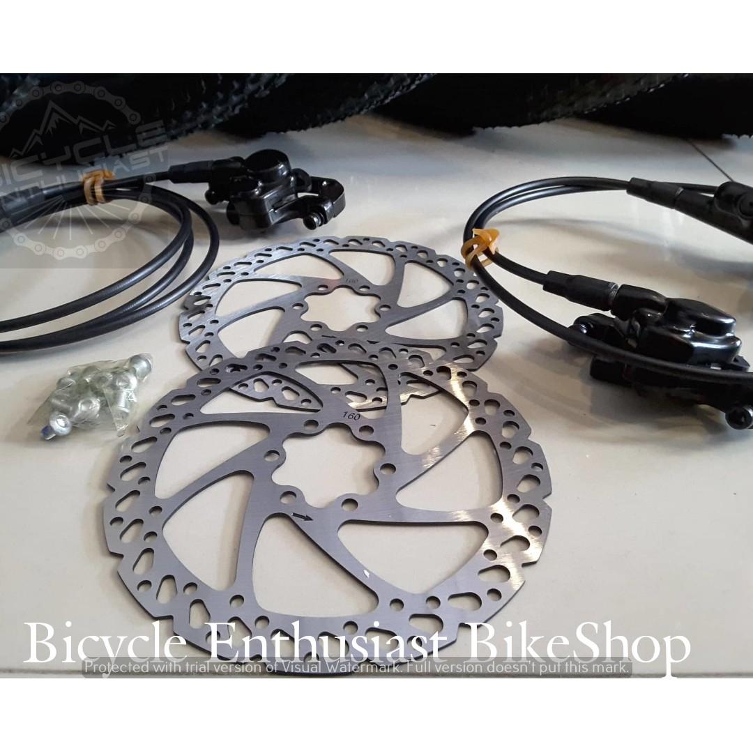 mountain bike hydraulic brake set