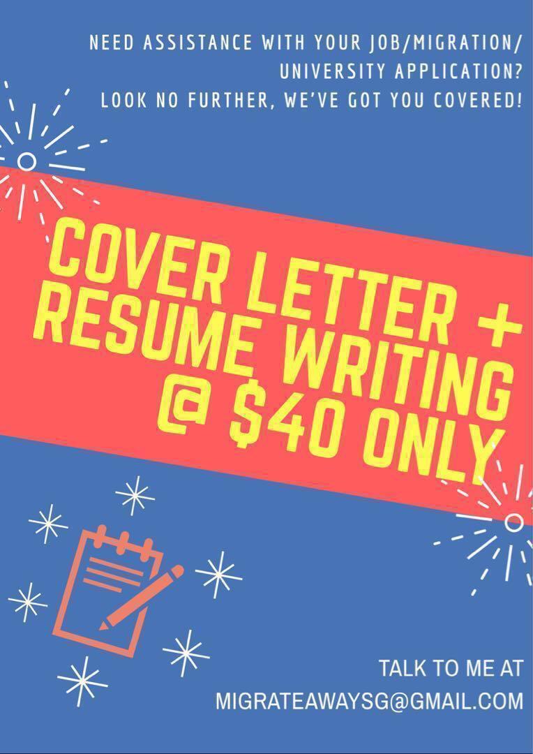 Resume Cover Letter 25 Home Services Others On Carousell