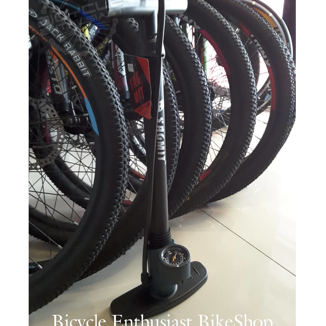 floor bike pump with gauge