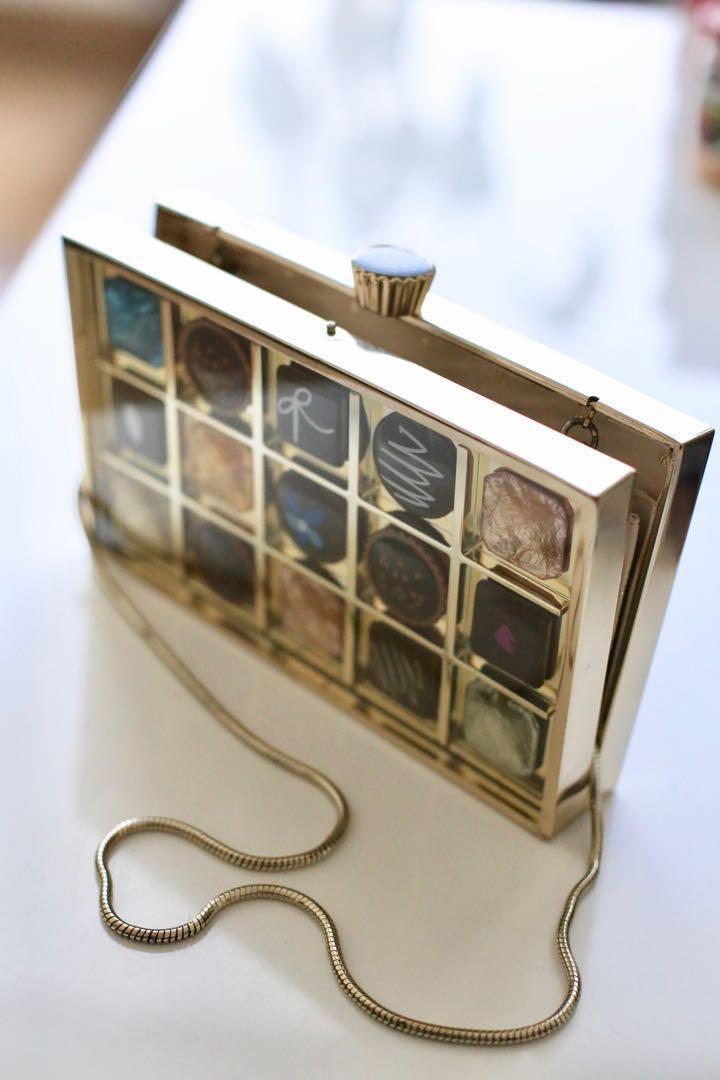 Kate spade clearance chocolate clutch