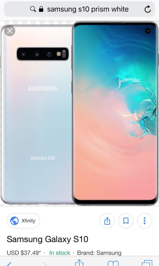 Samsung Galaxy S10 Prism White 128gb Mobile Phones Tablets Android Phones Samsung On Carousell