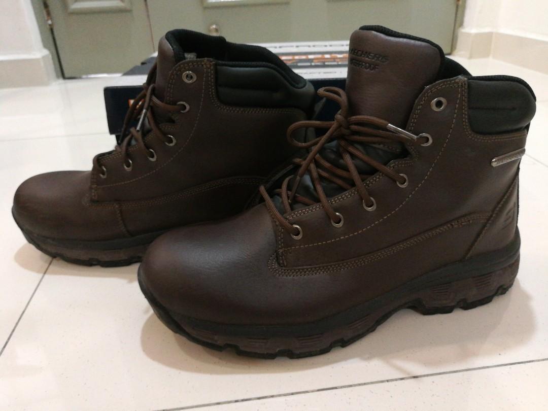 Skechers waterproof boots, Men's 