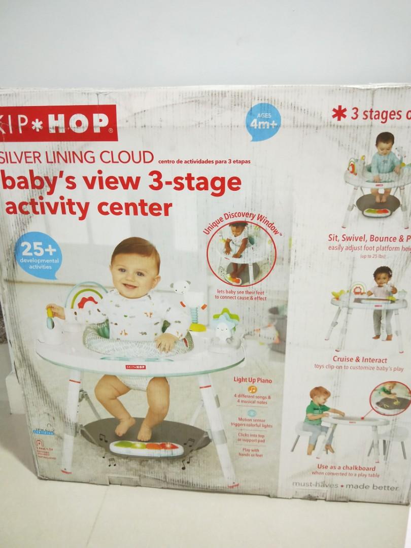 skip hop silver lining cloud baby's view activity center