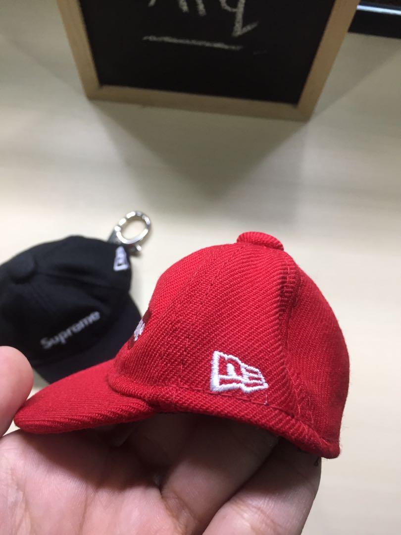 Supreme New Era Cap Keychain