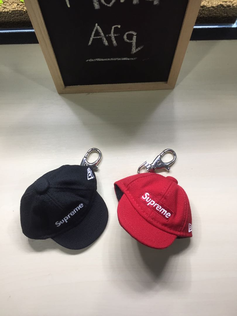 Supreme New Era Cap Keychain