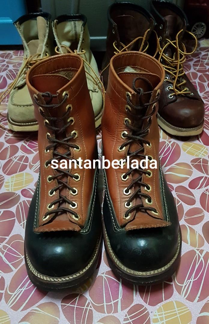 The flat head Men s Fashion Footwear Boots on Carousell