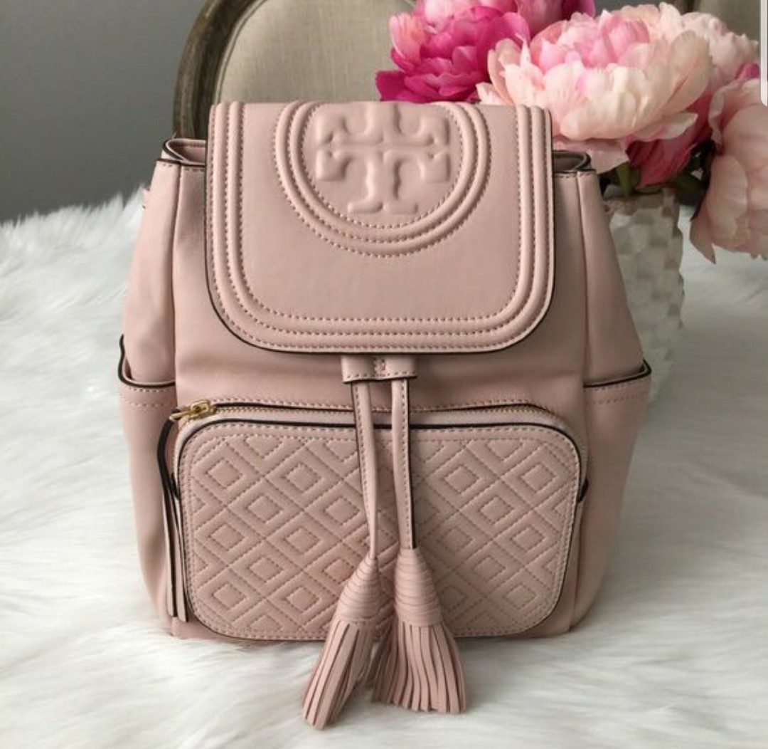 tory burch pink backpack