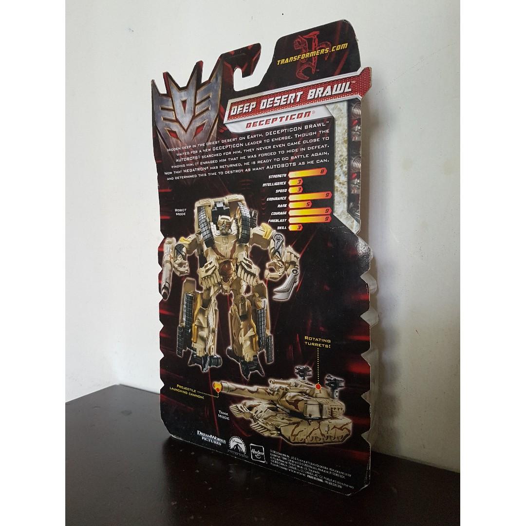 TRANSFORMERS Revenge Of The Fallen (ROTF) Deluxe Deep Desert BRAWL MISB ...