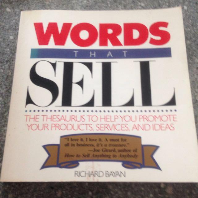 Words That Sell The Thesaurus To Help You Promote Your Products