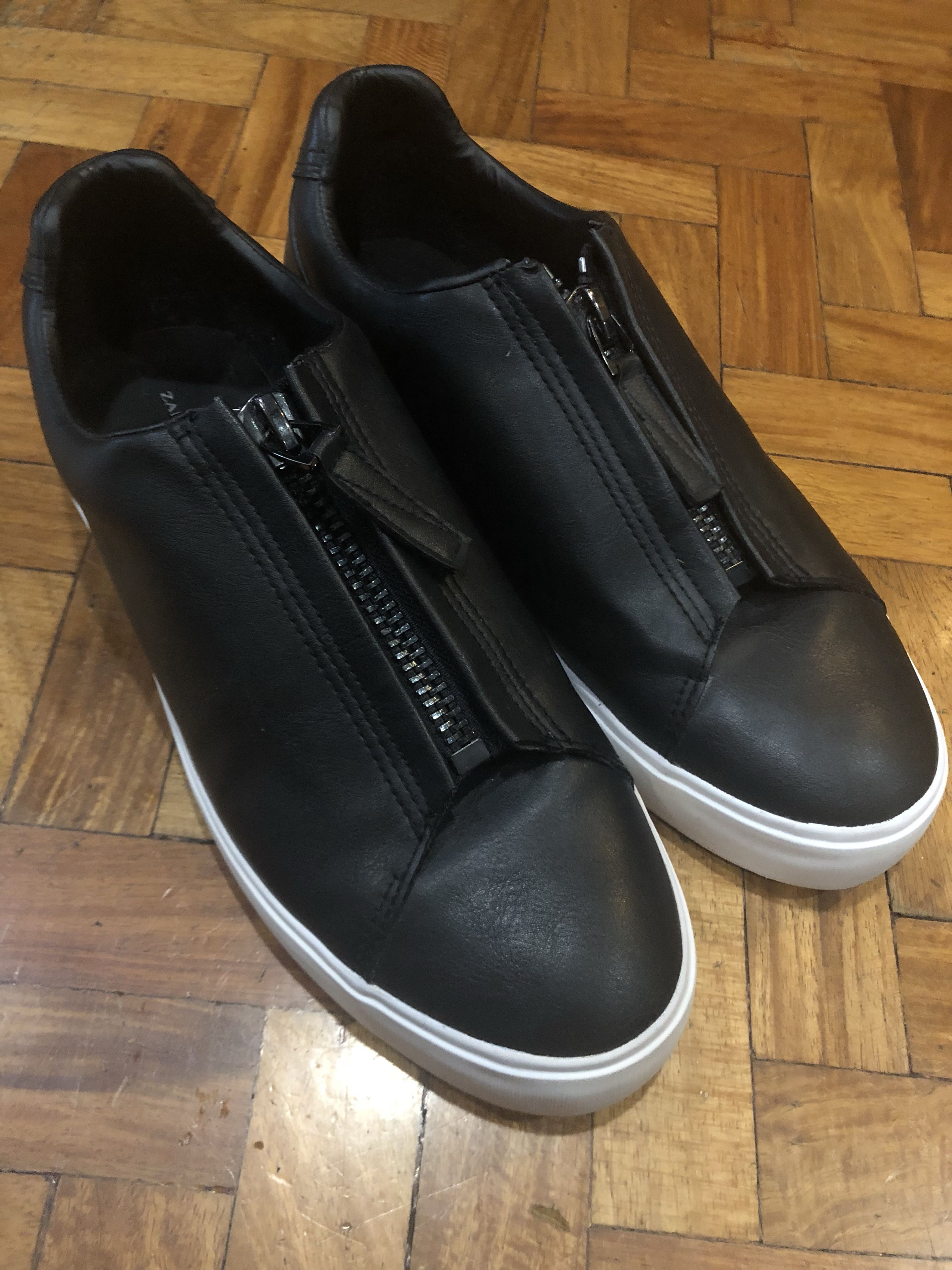 zara black shoes ladies