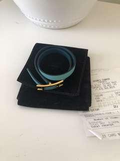 Hermes leather bracelet