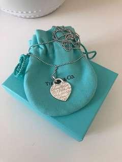 Tiffany heart tag necklace