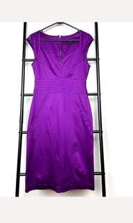 Cue purple stunning work dress