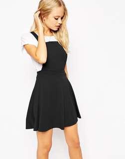 Black Pinafore Dress