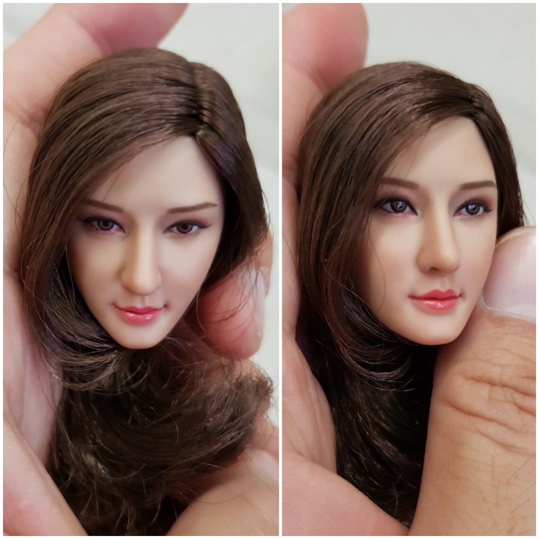  Phicen 1/6 Custom Female Head Sculpt TBLeague Hot Toys : Toys &  Games