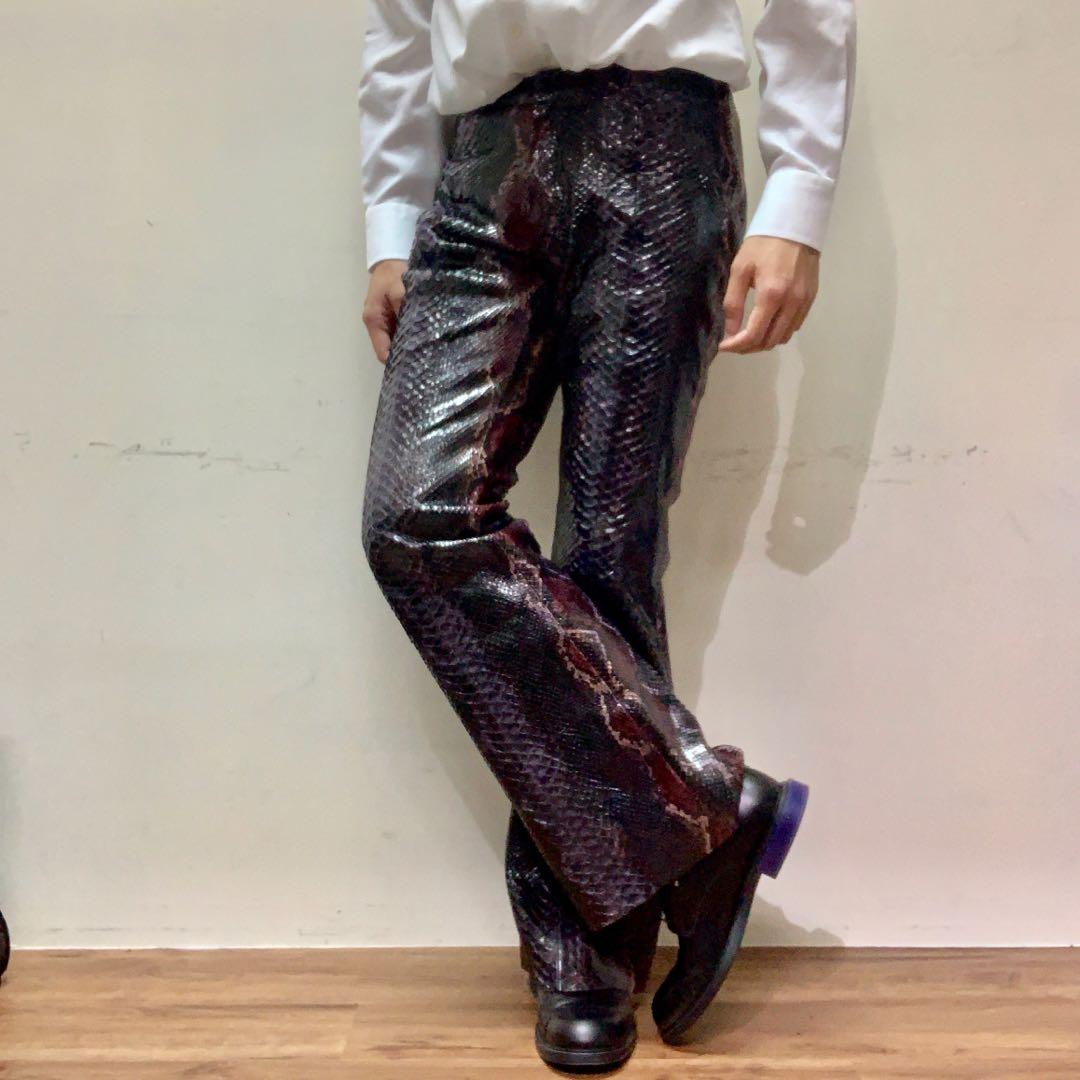 2Hand Men】Gucci python Pants, 男裝, 褲 