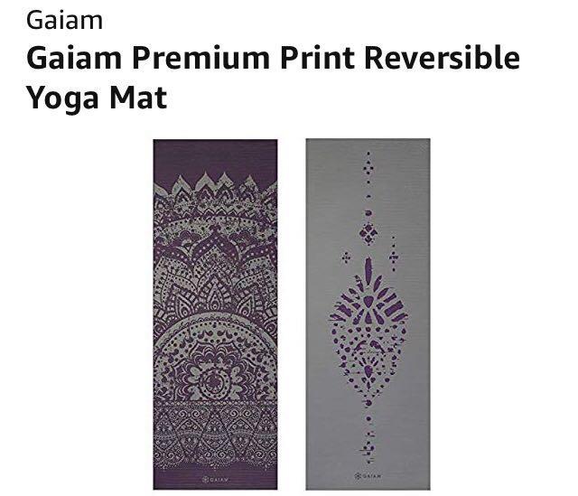 6mm Gaiam Yoga Mat Sports Sports Games Equipment On Carousell