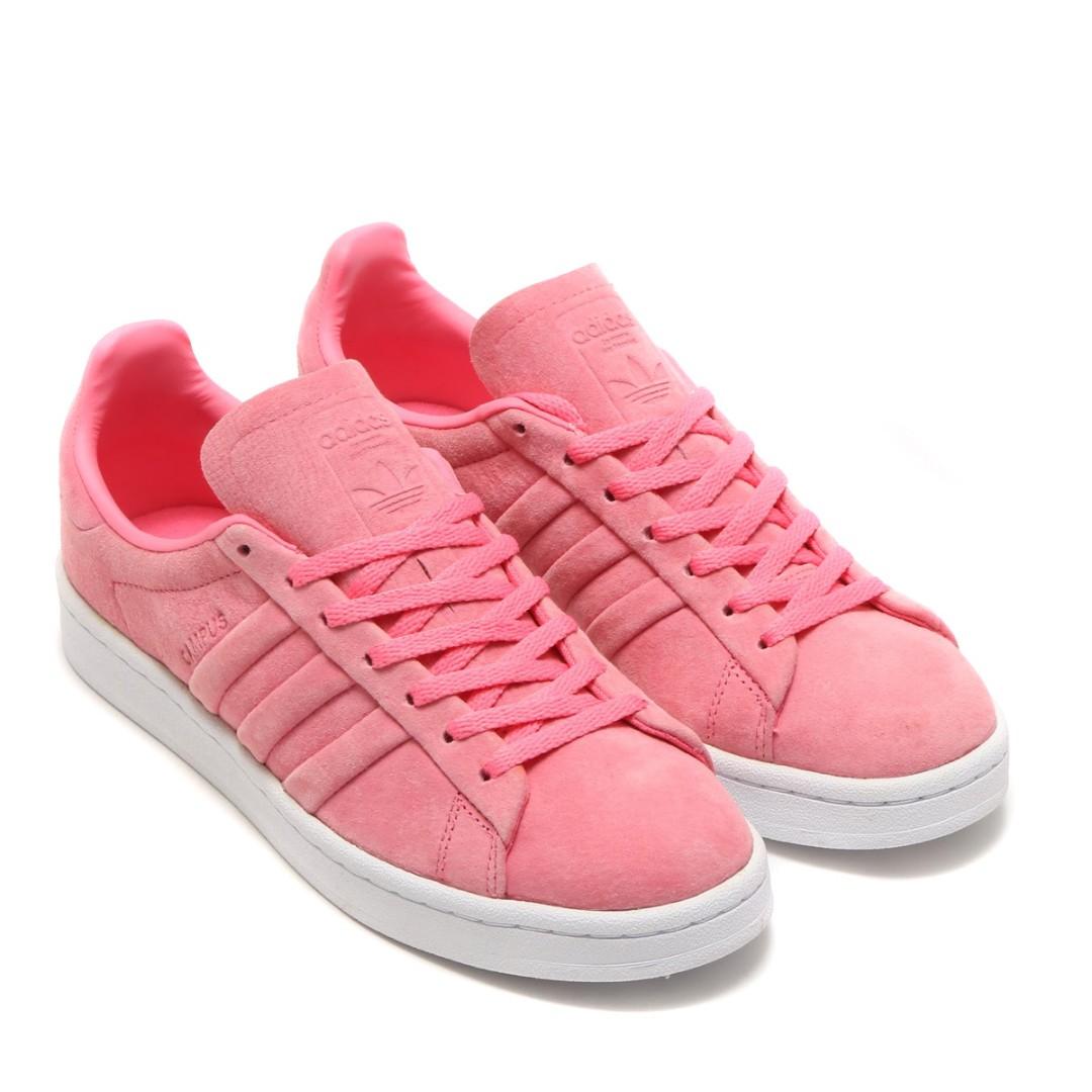 pink adidas campus shoes