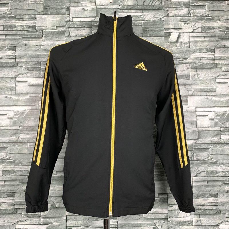 Gold stripe adidas jacket 2025