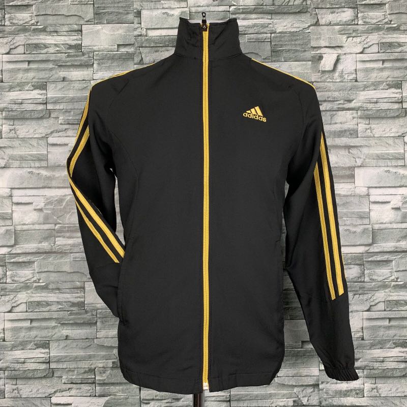 gold adidas windbreaker