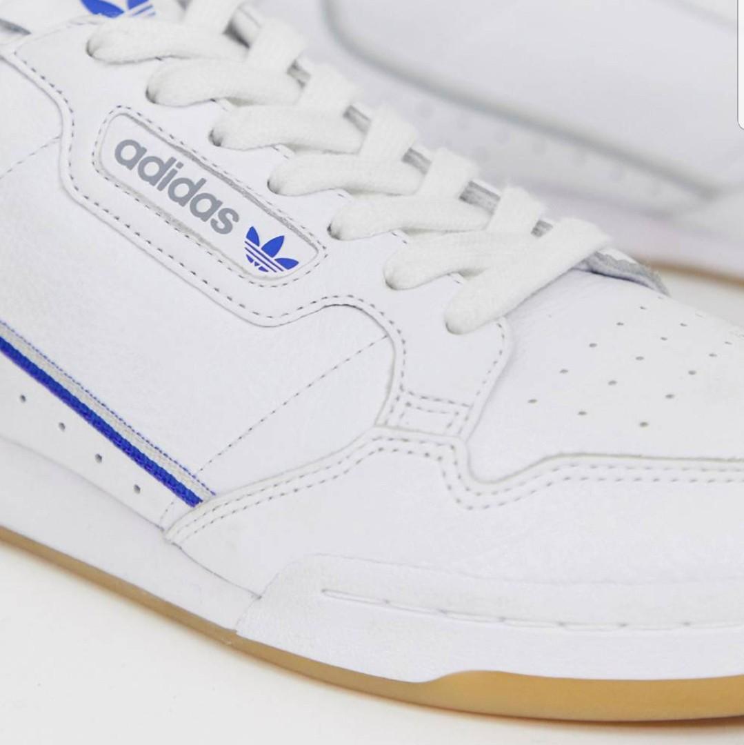 Adidas originals continental 80's tfl northern hammersmith line trainers in white clearance