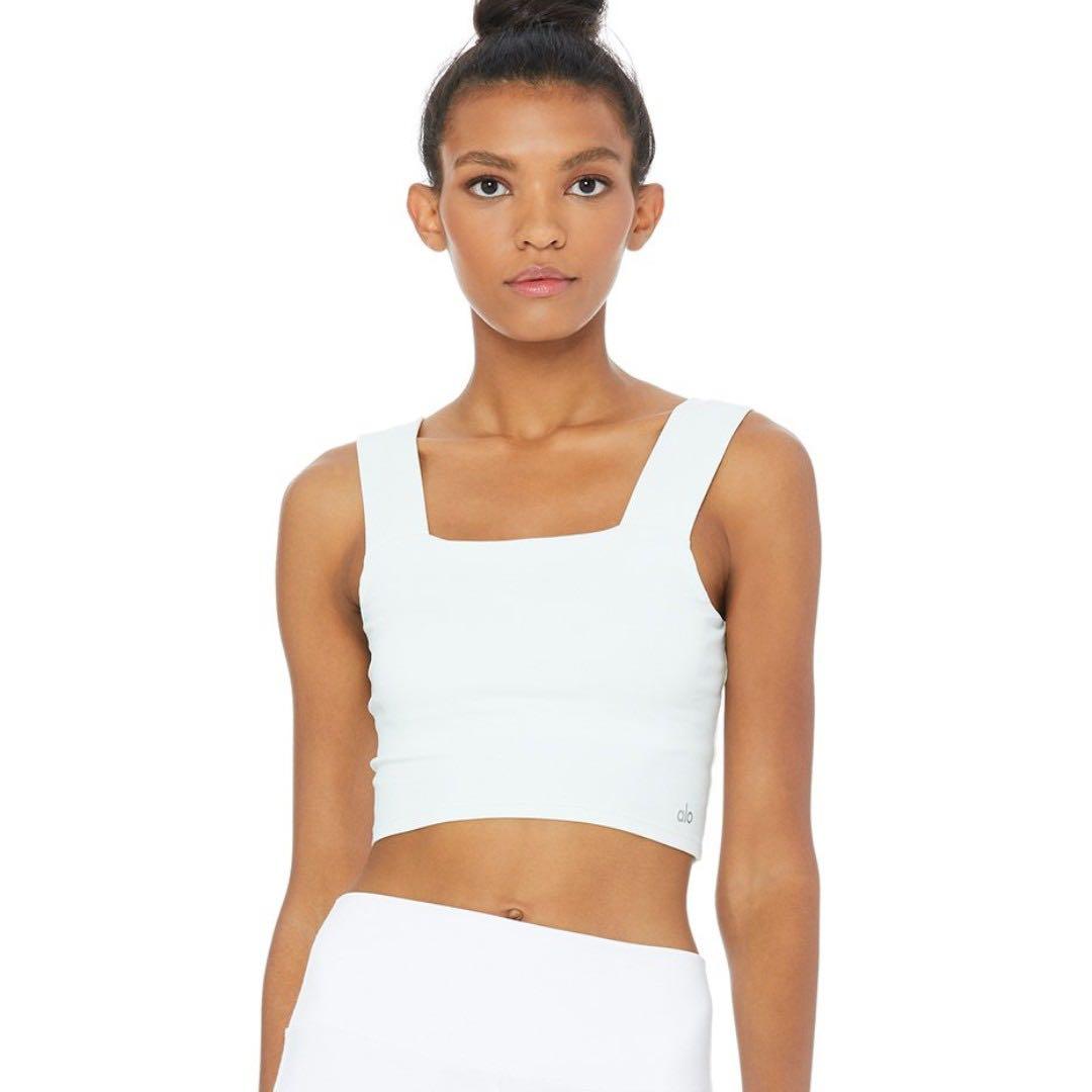 Alo yoga bind fitted bra tank deals