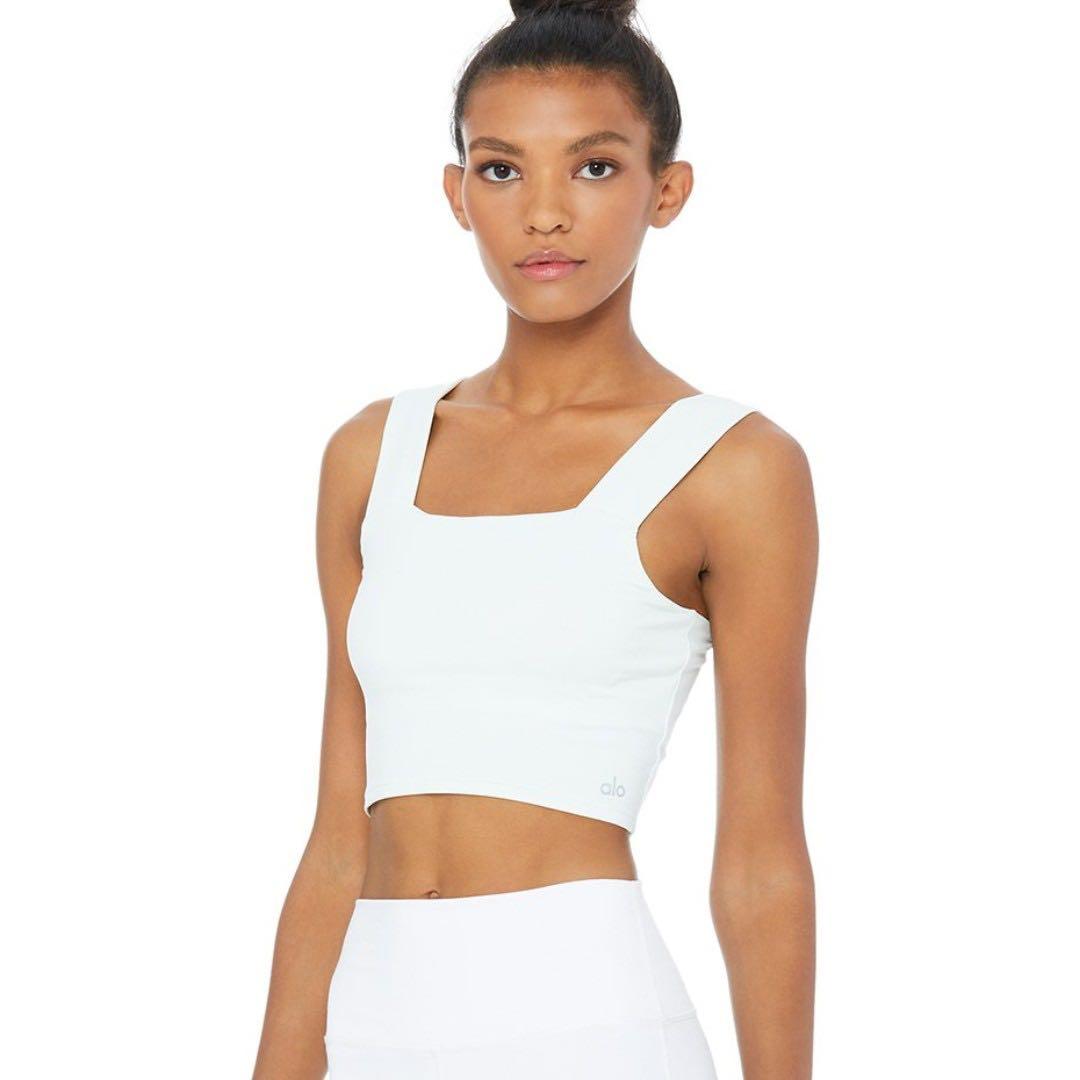 Alo Yoga BIND FITTED BRA TANK Size S