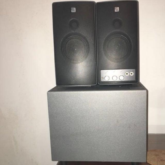 Altec Lansing VS2521 2.1 Computer Speakers with Powered Subwoofer Black