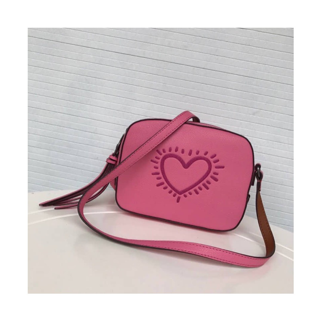 coach keith haring camera bag