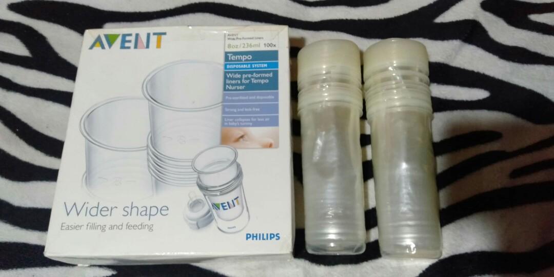 avent drop in bottles