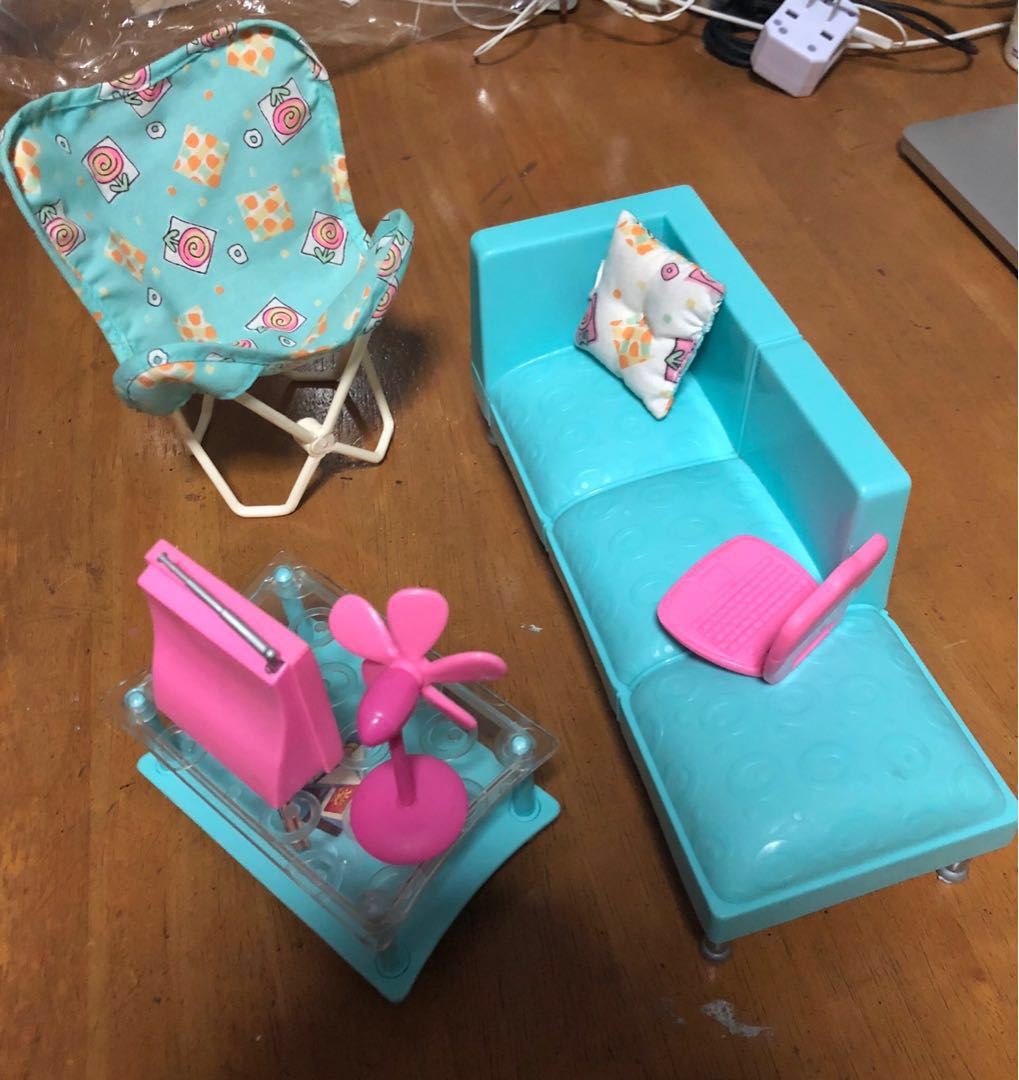 Barbie doll living room set, Hobbies & Toys, Toys & Games on Carousell