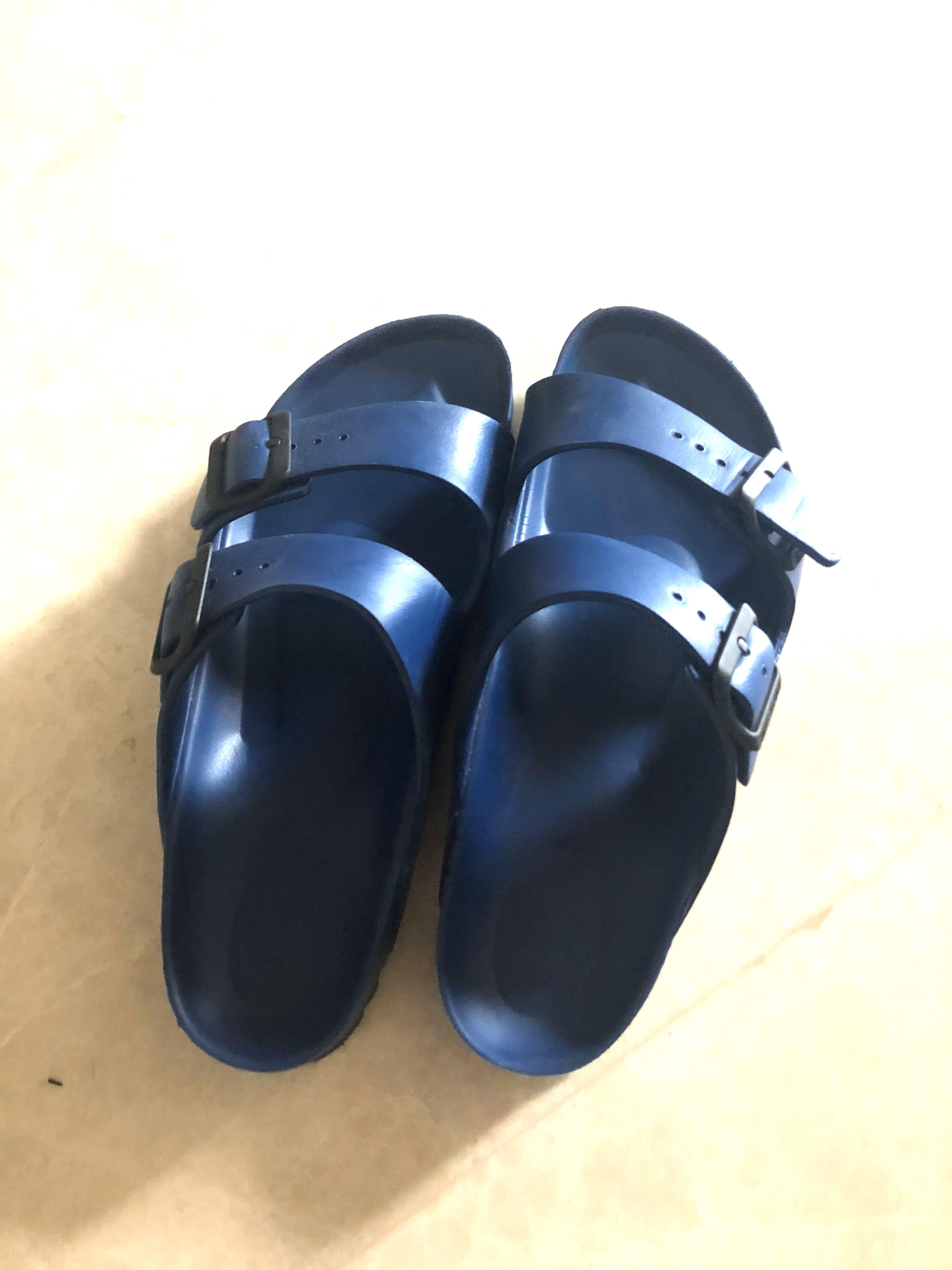 birkenstock rubber blue