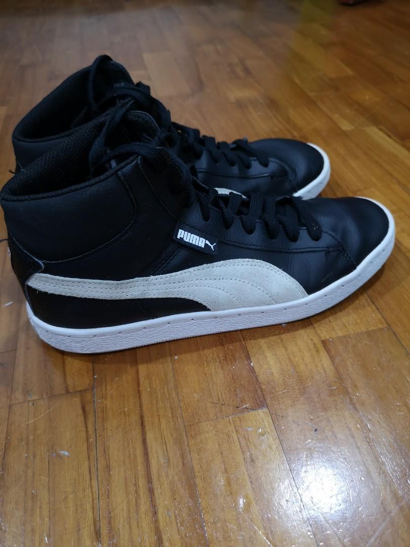 Black Puma High cut Trainers, Men's 