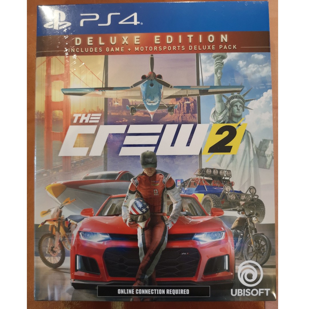 BRAND NEW PS4 The Crew 2 Deluxe Edition R3 w