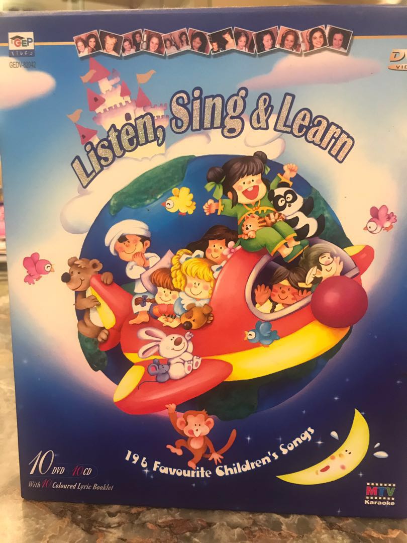 Children Listen, Sing & Learn DVD, 興趣及遊戲, 音樂、樂器& 配件