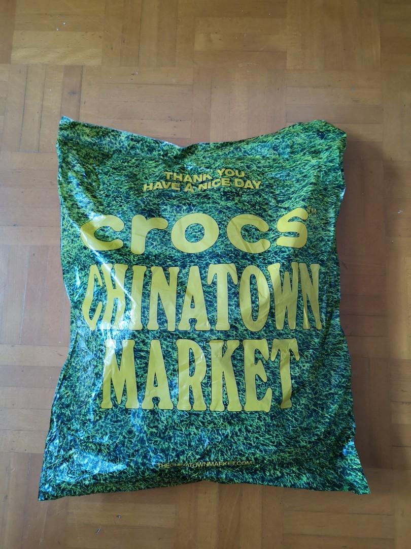 chinatown market crocs tie dye