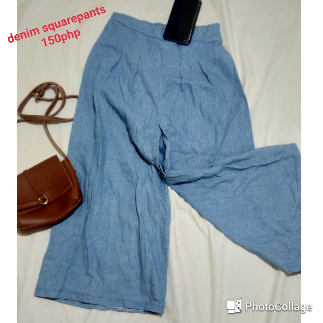 denim square pants