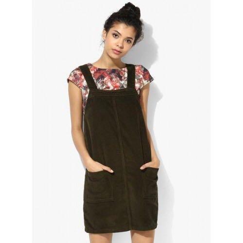 plus size pinafore jumpsuit