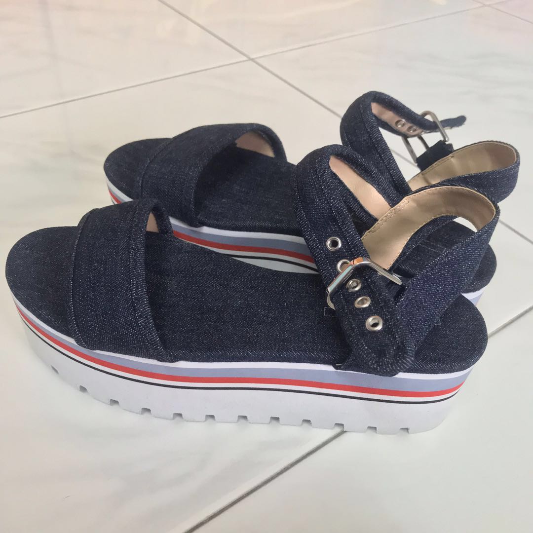 esprit platform sandals